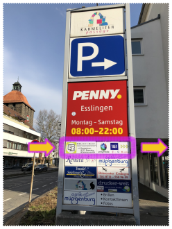 Parkmöglichkeit auf dem Penny-Parkplatz